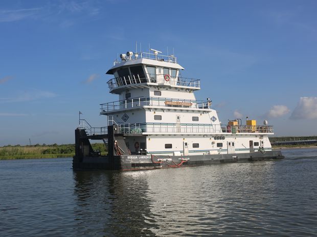 The towboat Berdon Lawrence underway on the Intracoastal Waterway